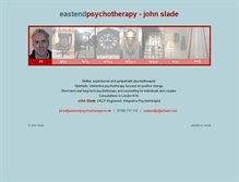 Tablet Screenshot of eastendpsychotherapy.co.uk